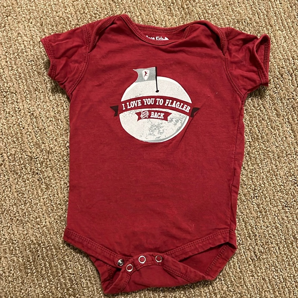 Infant bodysuit, Flagler college in St. Augustine size 12 months